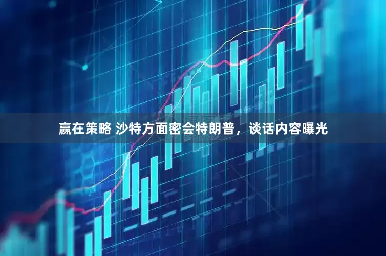 赢在策略 沙特方面密会特朗普，谈话内容曝光