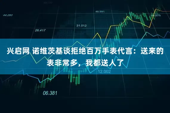 兴启网 诺维茨基谈拒绝百万手表代言：送来的表非常多，我都送人了
